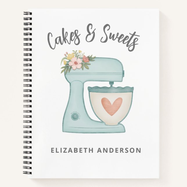 Cuaderno de chef de pastelería de panadería mezcla (Anverso)