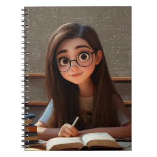 cuaderno de chica lindo