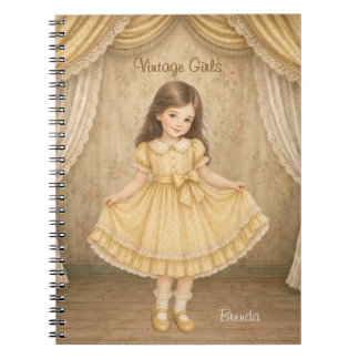 Cuaderno de chicas vintage con Brenda