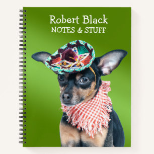 Cuaderno de Chihuahua con Sombrero Mexicano