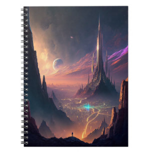 Cuaderno de ciencia ficción para ciudades futurist