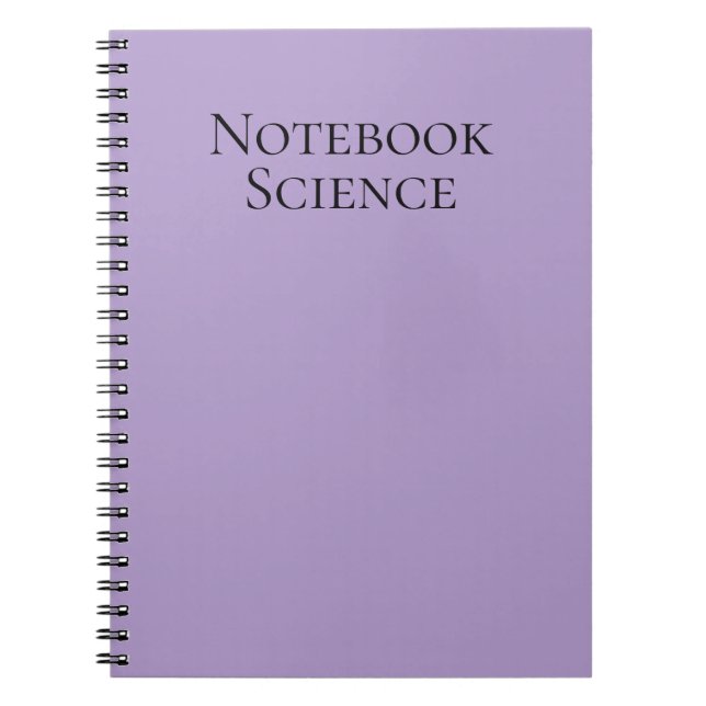 Cuaderno de Ciencia Minimalista (Frente)