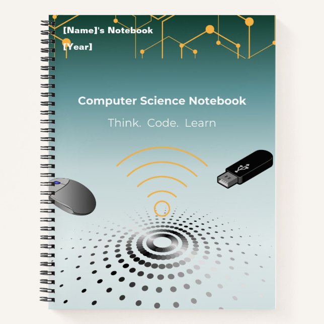 Cuaderno de Ciencias de la Computación (Anverso)