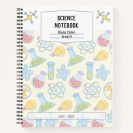 Cuaderno de ciencias lúdicas amarillo suave person