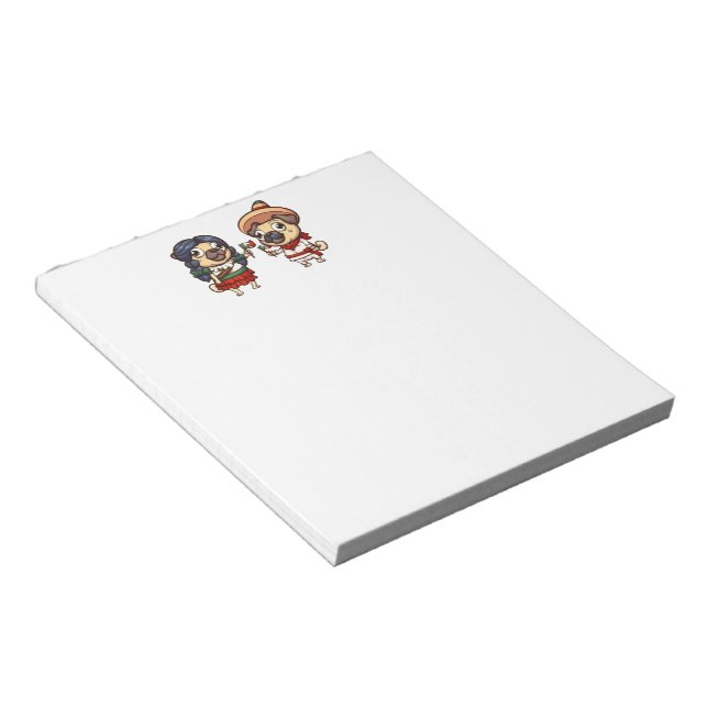 Cuaderno De Cinco De Mayo De Pugs (Lado Derecho)