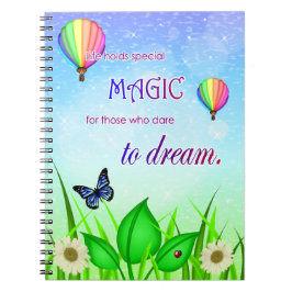 Cuaderno de citas inspiradoras de sueños