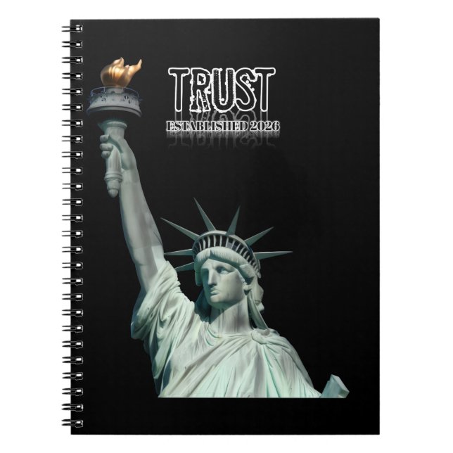 Cuaderno de citas inspiradoras de Thiqa Estatua de (Frente)