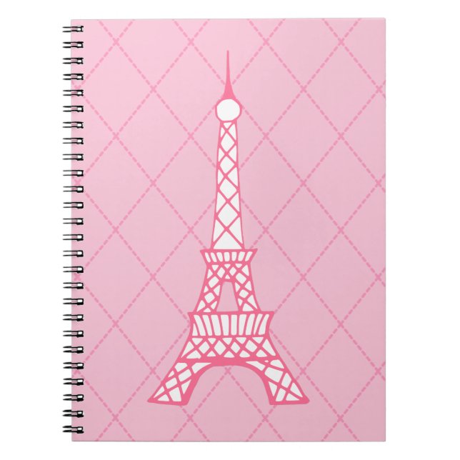 Cuaderno de clase para estudiantes de la Torre Eif (Frente)