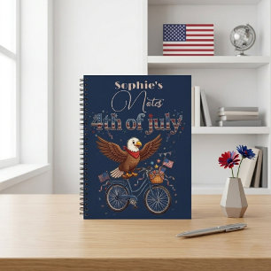 Cuaderno de clase patriótico del 4 de julio de Bab