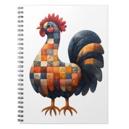 Cuaderno de cokerel de trabajo en mosaico
