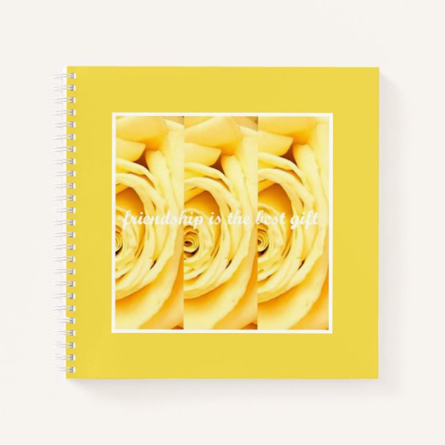 Cuaderno de colección de rosas amarillas de Ahsek  (Anverso)
