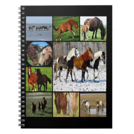 Cuaderno de collage de caballos