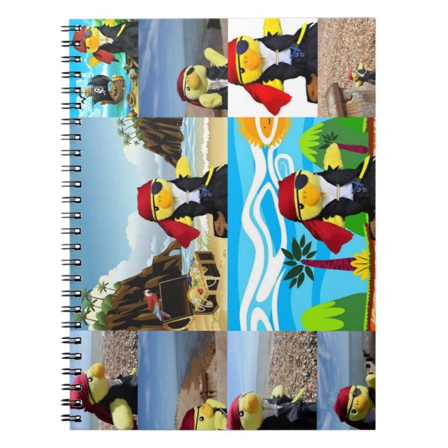 Cuaderno de Collage del Pirata Danny Duck (Frente)
