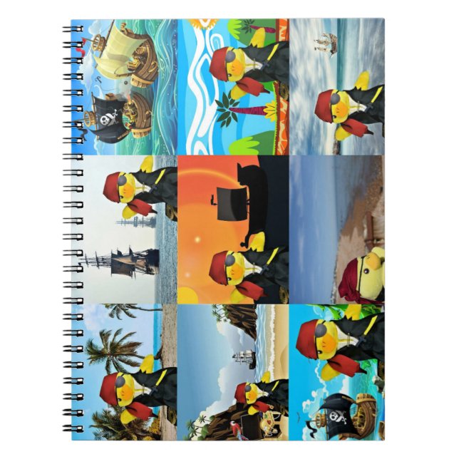 Cuaderno de Collage del Pirata Danny Duck (Frente)