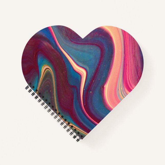 Cuaderno de colores ondulados (Anverso)