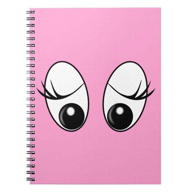 Cuaderno de colores Personalizados de ojos curioso (Frente)