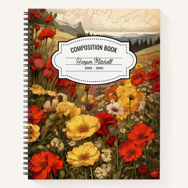 Cuaderno de composición de pipetas botánicas vinta (Anverso)
