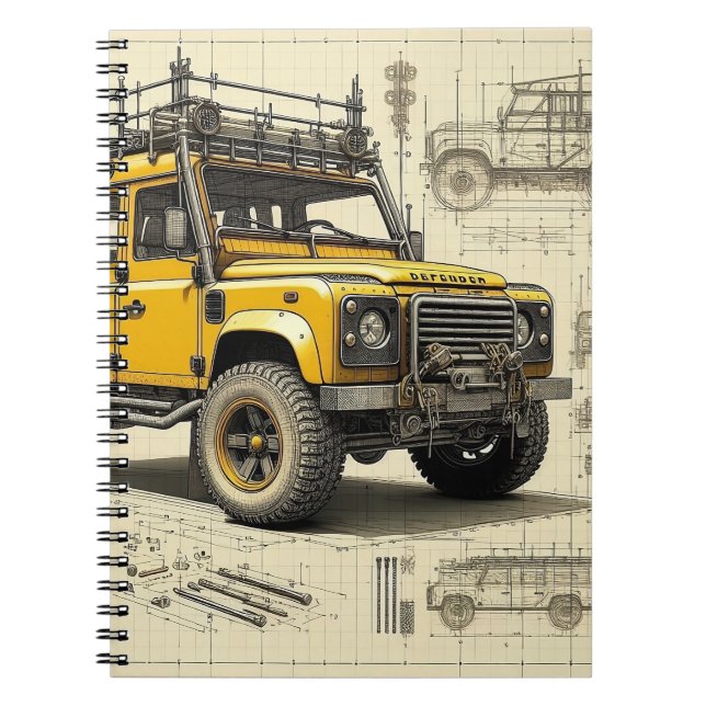 Cuaderno de Concepto Defender (Frente)