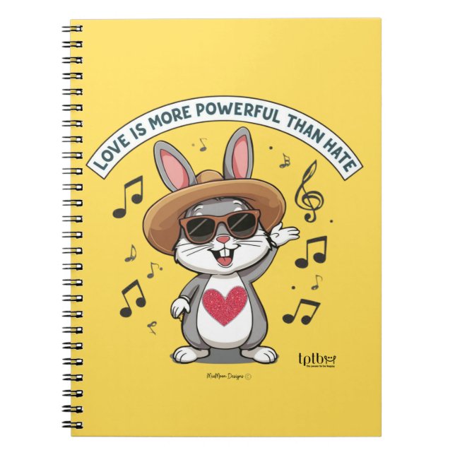 CUADERNO DE CONEJO DE AMOR (Frente)