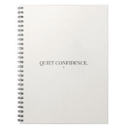 Cuaderno de Confianza Silenciosa – Minimalista