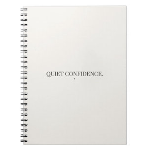 Cuaderno de Confianza Silenciosa – Minimalista