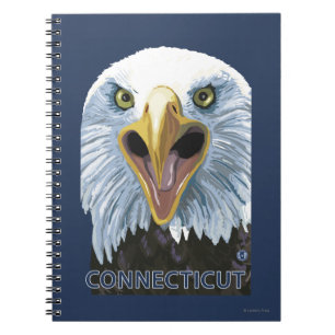 Cuaderno De ConnecticutEagle cierre para arriba