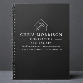 Cuaderno de Construcción de Edificios Negro Platea