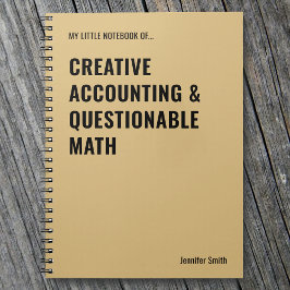 Cuaderno de Contabilidad Creativa y Matemáticas Du