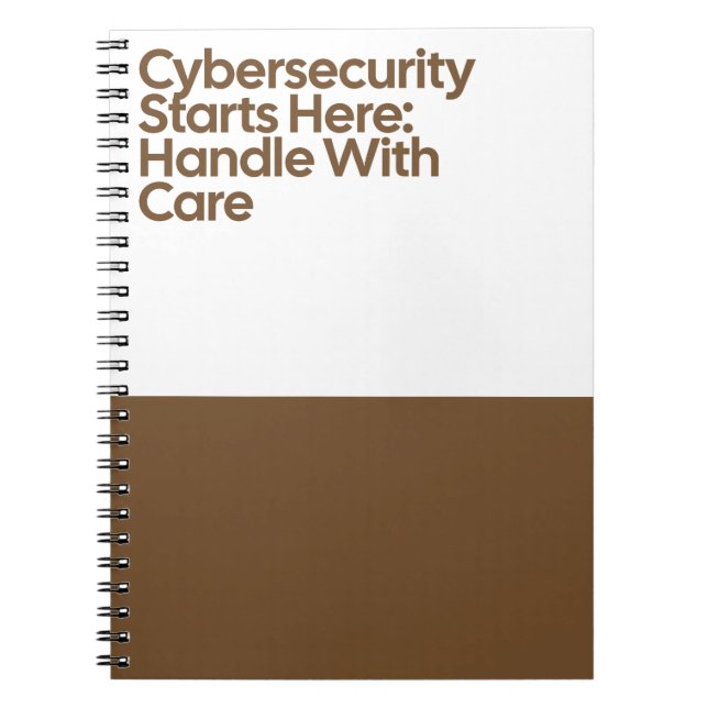 Cuaderno de contraseñas de ciberseguridad (Frente)