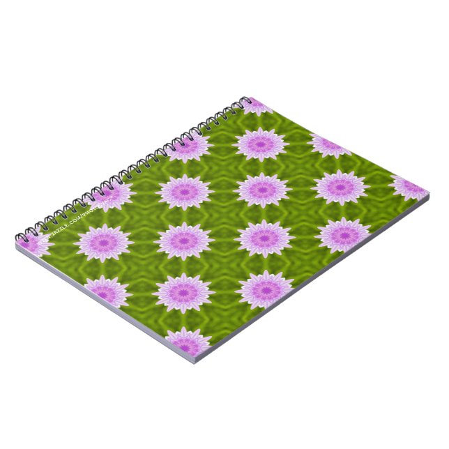 Cuaderno de Copos de Nieve Rosados (Lado Izquierdo)