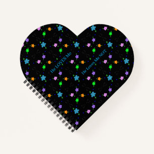 Cuaderno de corazón Daisy Blackout