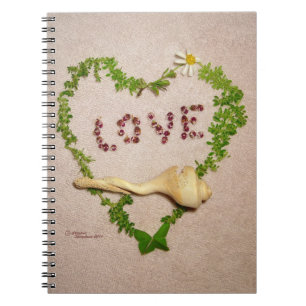 Cuaderno de corazón de amor de Shell