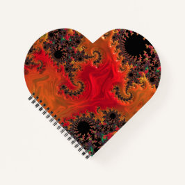 Cuaderno de Corazón de Fuego y Belleza