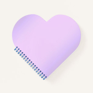 Cuaderno de Corazón de Lavanda Rosa
