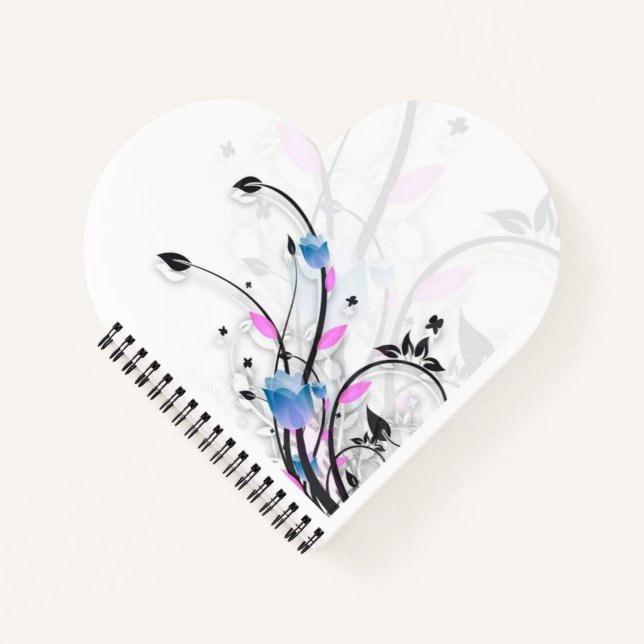 Cuaderno de corazón en espiral DNH (Anverso)