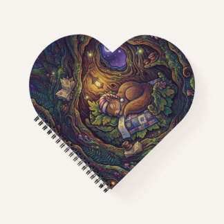 Cuaderno de Corazón Noche Estrellada