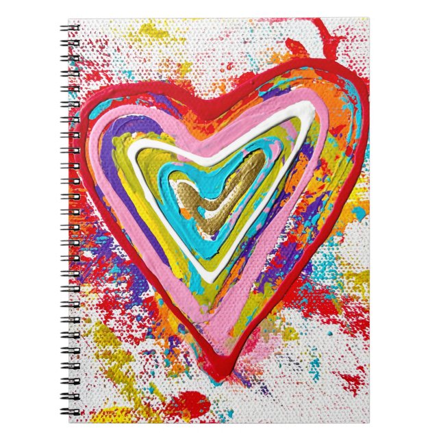 Cuaderno de Corazón Rojo (Frente)