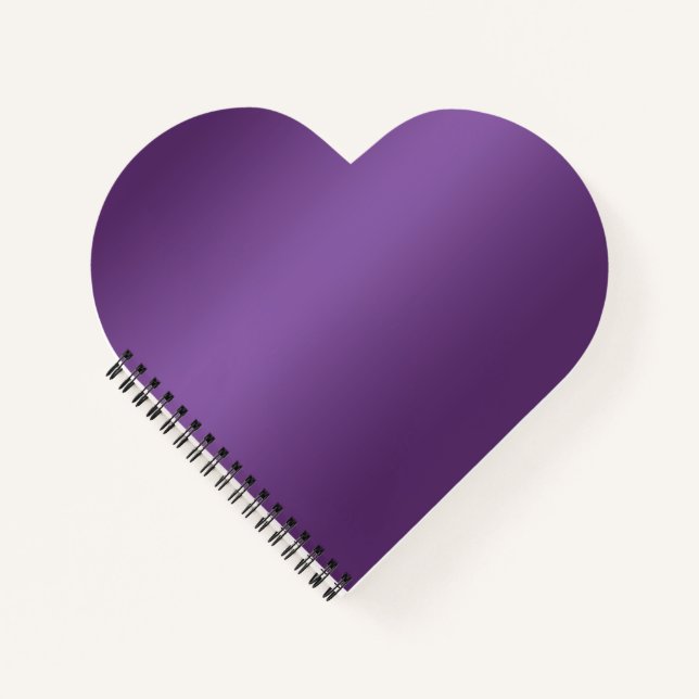 Cuaderno de Corazón Violeta (Anverso)