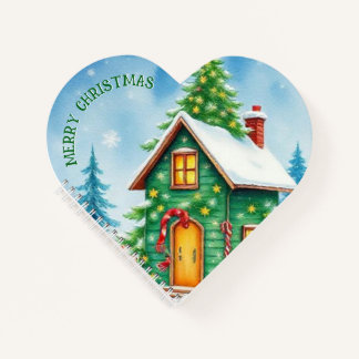Cuaderno de Corazones de Navidad