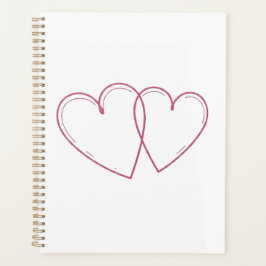 Cuaderno de Corazones Entrelazados Planner