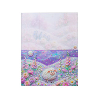 Cuaderno de cordero de vidrio