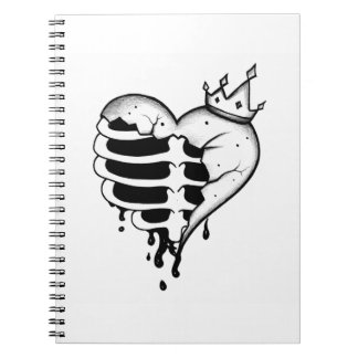 Cuaderno de Corona de Caja Torácica de Corazón Rot
