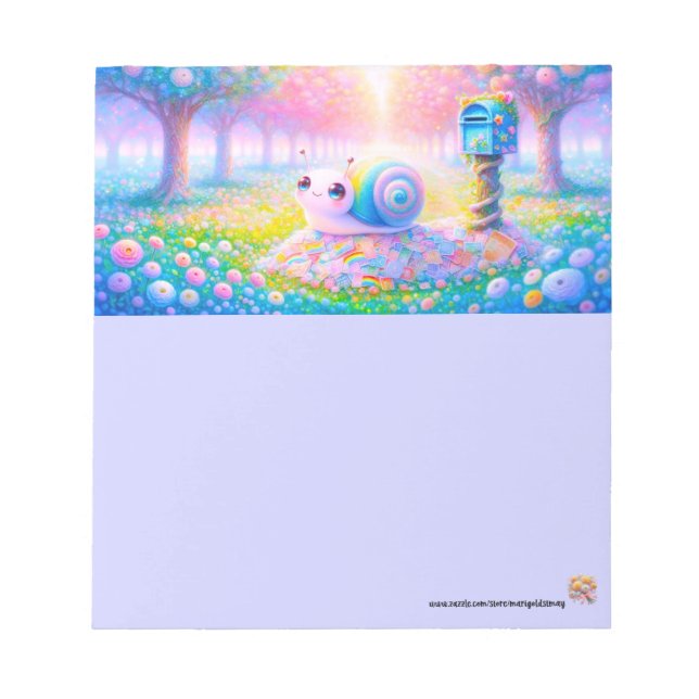 Cuaderno de Correo Caracol Dulce (Frente)
