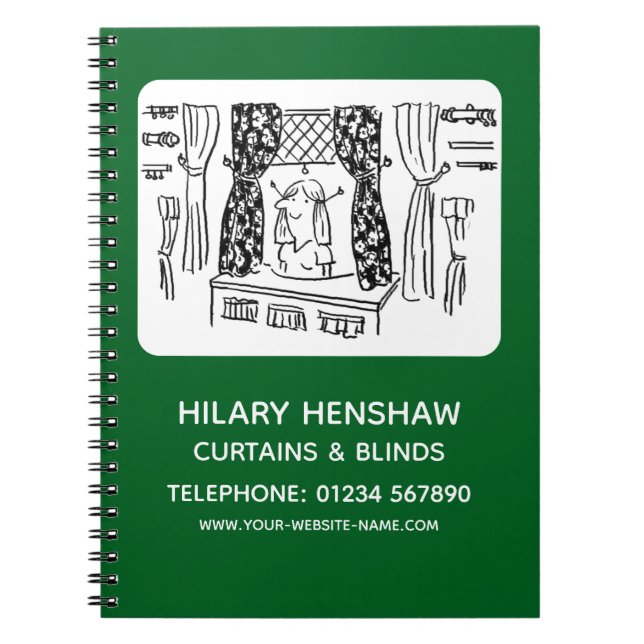 Cuaderno de cortinas y ciegas (Frente)