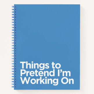 Cuaderno de Cosas que Finjo que Estoy Trabajando E