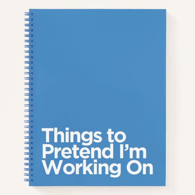 Cuaderno de Cosas que Finjo que Estoy Trabajando E (Anverso)