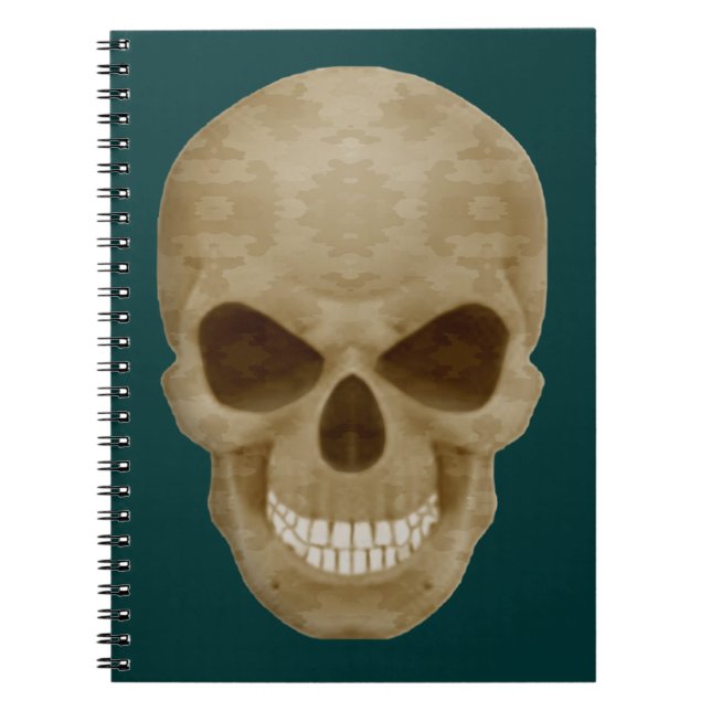 Cuaderno de cráneo con camuflaje (Frente)