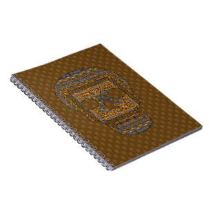 Cuaderno de Cráneo de Halloween