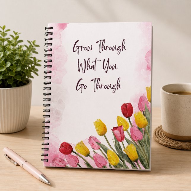 Cuaderno de Crece a Través de Lo Que Pasas (Grow-Through-What-You-Go-Through-Notebook)