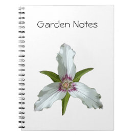 Cuaderno de cuaderno de espiral de flores silvestr